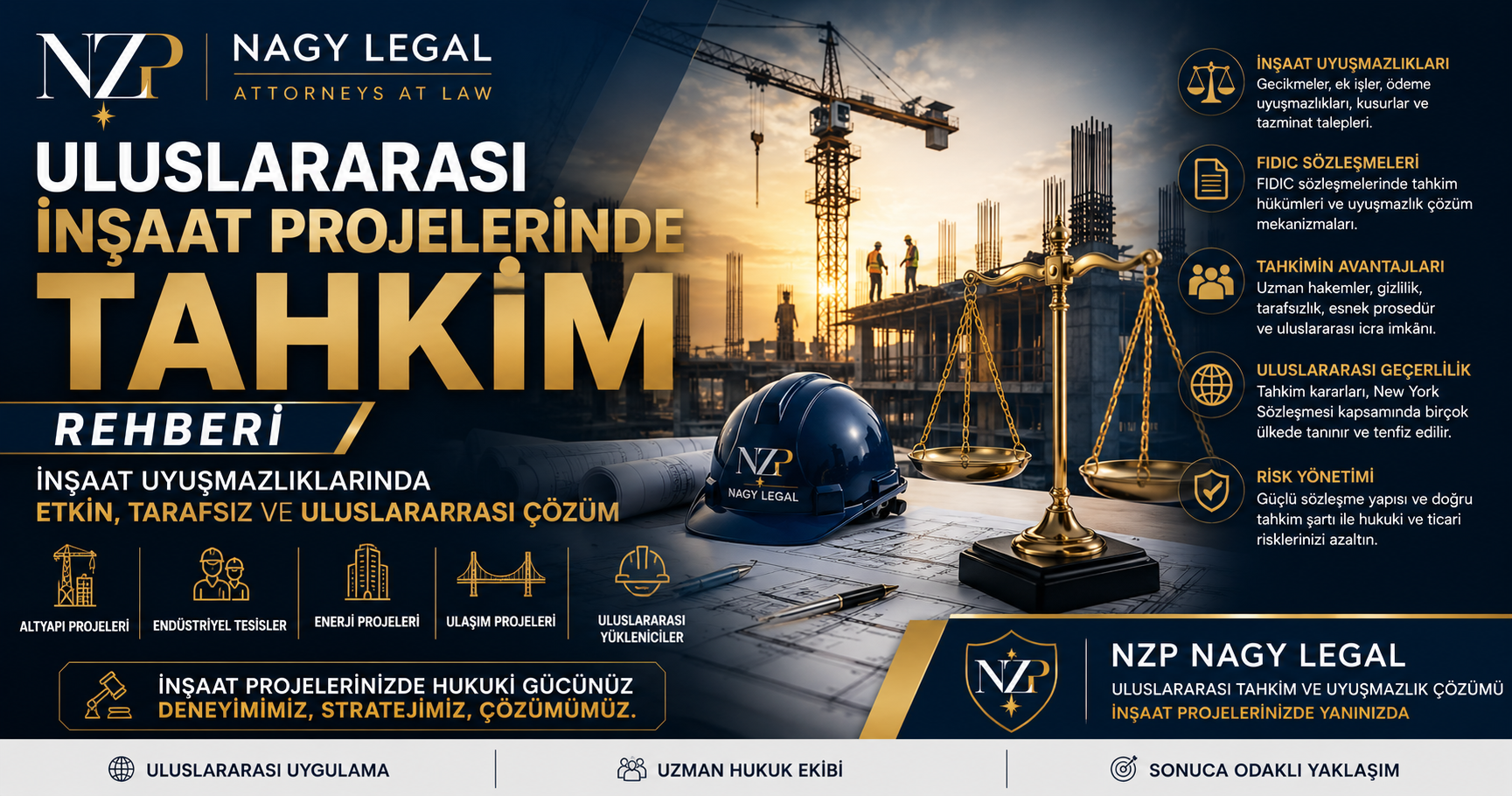 Uluslararası İnşaat Projelerinde Tahkim Rehberi | NZP NAGY LEGAL